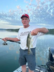 Largemouth bass caught by angler in Branson