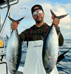 2 blackfin tuna fishing in North Bay Village
