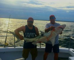 Two anglers fishing in North Carolina