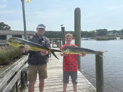 Two anglers with big catch of fish in North Carolina