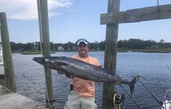 Wahoo fish caught while fishing in Calabash
