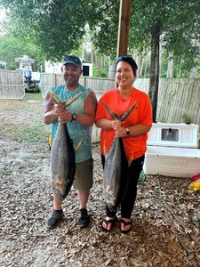 Two big blackfin and yellowfin tuna caught in Gulf Shores