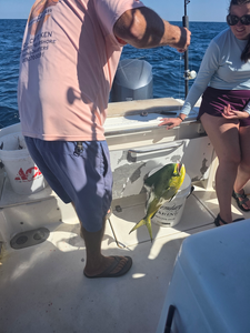 Great day on the water with some colorful catches! Deep sea jigging and trolling produced well in these clear conditions.