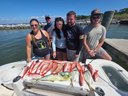 Great day on the water with an exciting mixed bag using multiple techniques!