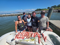 Great day on the water! Red snapper and mixed bag using multiple techniques in clear conditions.