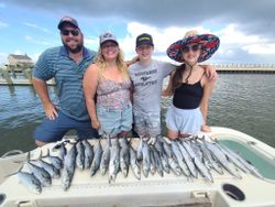 4 anglers fishing in Alabama