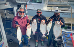 California Flounder caught during fishing trip in CA
