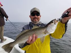 Spotted weakfish, 27 inches, fishing in FL