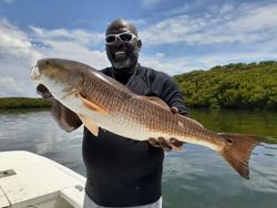 Angler fishing in Crystal River
