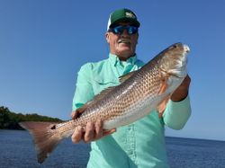 Angler fishing alone in Florida