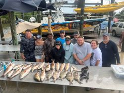 Fishing for Redfish and Sheepshead, LA