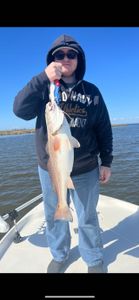 Gage with a sweet redfish