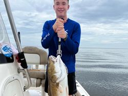 24lbs redfish. His first bull red