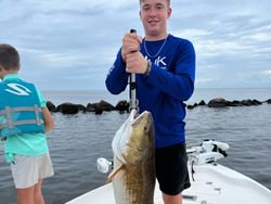 Angler fishing in LA