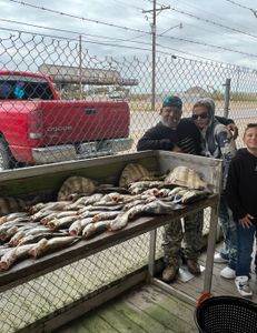 3 people fishing in LA