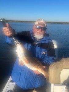 One angler fishing in Hopedale