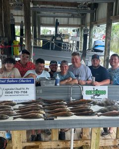 Anglers on a fishing tour in LA