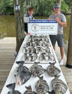 Two anglers fishing in Hopedale