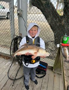 Angler enjoying a fishing tour in Hopedale