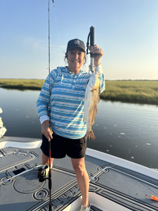 Nice redfish using light tackle in Hopedale!