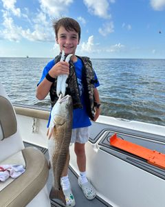 Redfish caught while fishing in LA