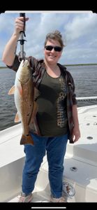 Redfish measuring 21 inches caught in LA