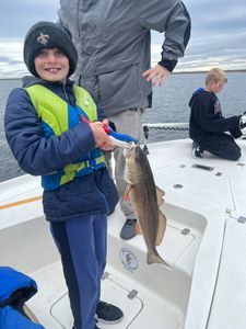 Redfish caught on a fishing tour in LA