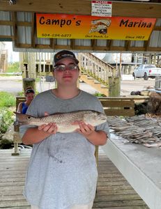 Redfish caught during fishing tours in LA
