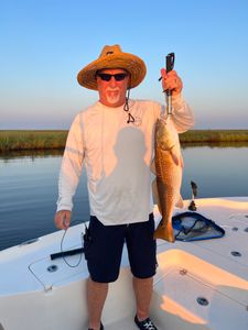 A redfish, 19 inches long, caught in Hopedale