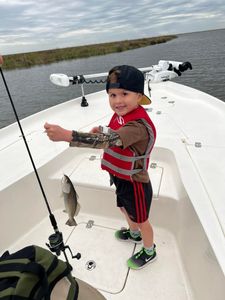 Spotted Weakfish caught while fishing in LA