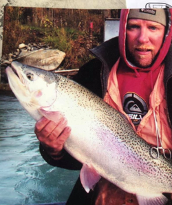 One rainbow trout caught in Kenai