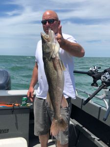 Angler fishing in Spencerville