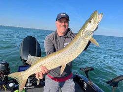 Muskellunge caught while fishing in Spencerville