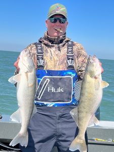 Two walleye fish caught in OH
