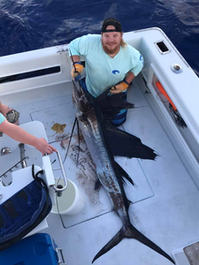 Fishing in Hawaii with 1 big fish