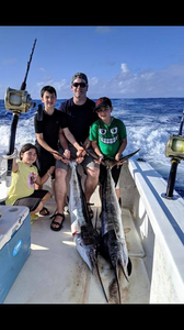 Image of 2 huge fish caught during a fishing trip in Kailua-Kona