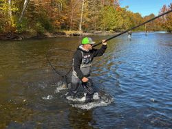 Person fishing in NY
