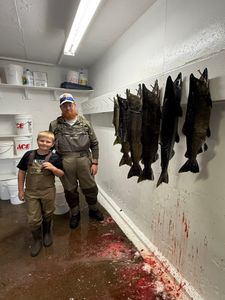 Two anglers fishing in New York