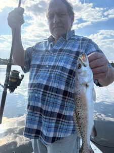 Speckled trout caught fishing at Old Orchard Beach ME