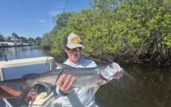 Tarpon caught while fishing in Old Orchard Beach ME