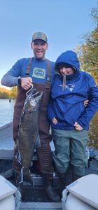 Two anglers fishing in New York