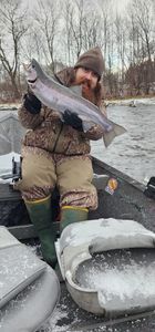 Chinook salmon caught while fishing in Altmar