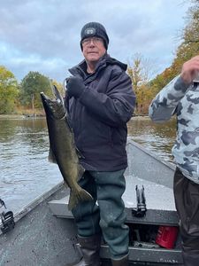 A person fishing in New York