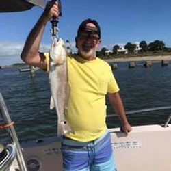 A single angler fishing in Florida