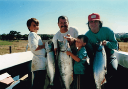 Salmon Fishing for everyone! We caught a lot!