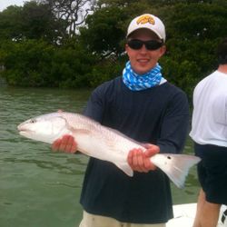 Angler fishing alone in Florida