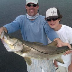 Snook, a 27-inch fish, caught while fishing in FL