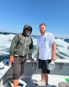 Two people fishing in New York