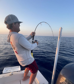 Angler fishing on the coast of Florida
