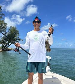 A lone angler fishing in Sarasota